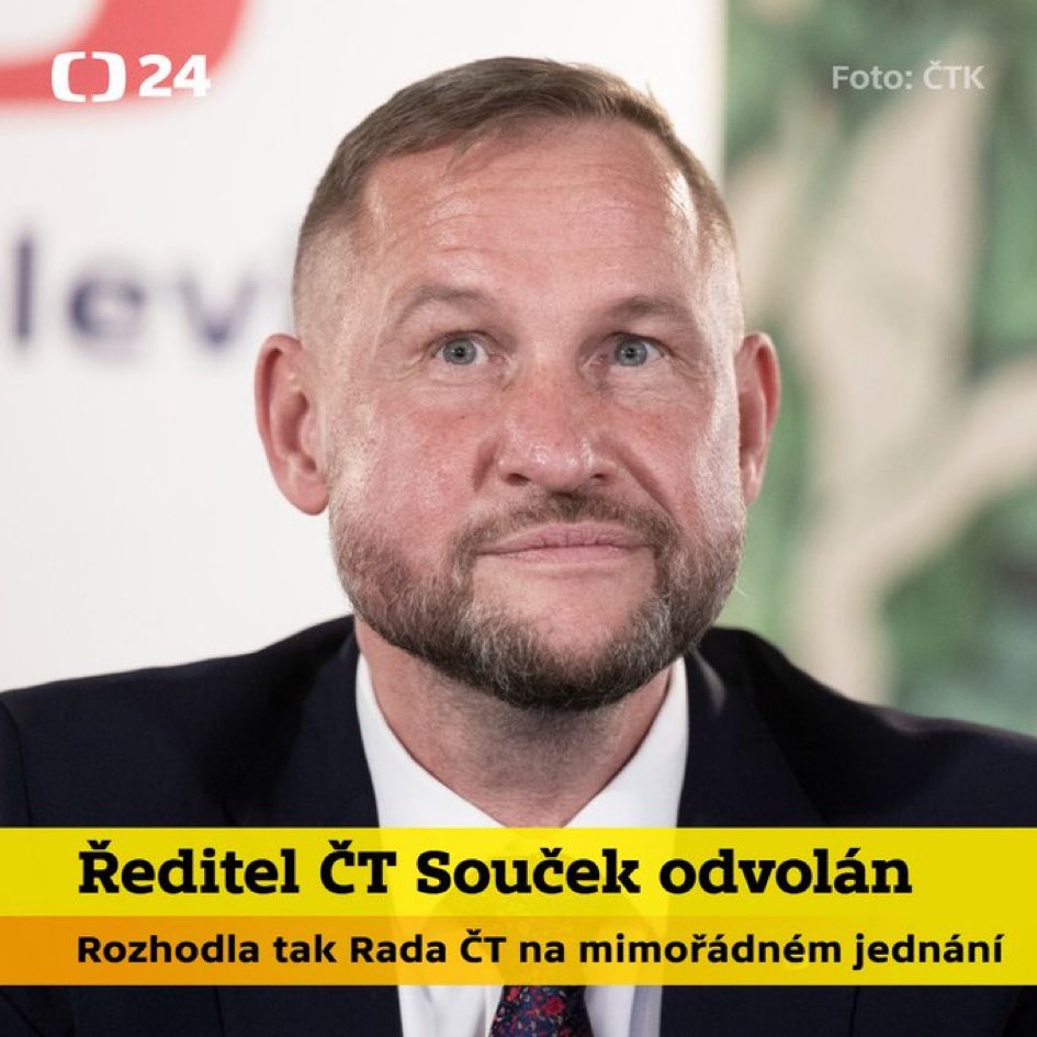 Tschechisches Fernsehen ohne Chef. Rundfunkrat wählt Generaldirektor Jan Souček ab – nach nicht einmal zwei Jahren im Amt. Hintergrund der seltenen Einigkeit im sonst zerstrittenen Rat: Politischer Druck, Richtungsstreit, interne Konflikte. Wer folgt, ist offen.