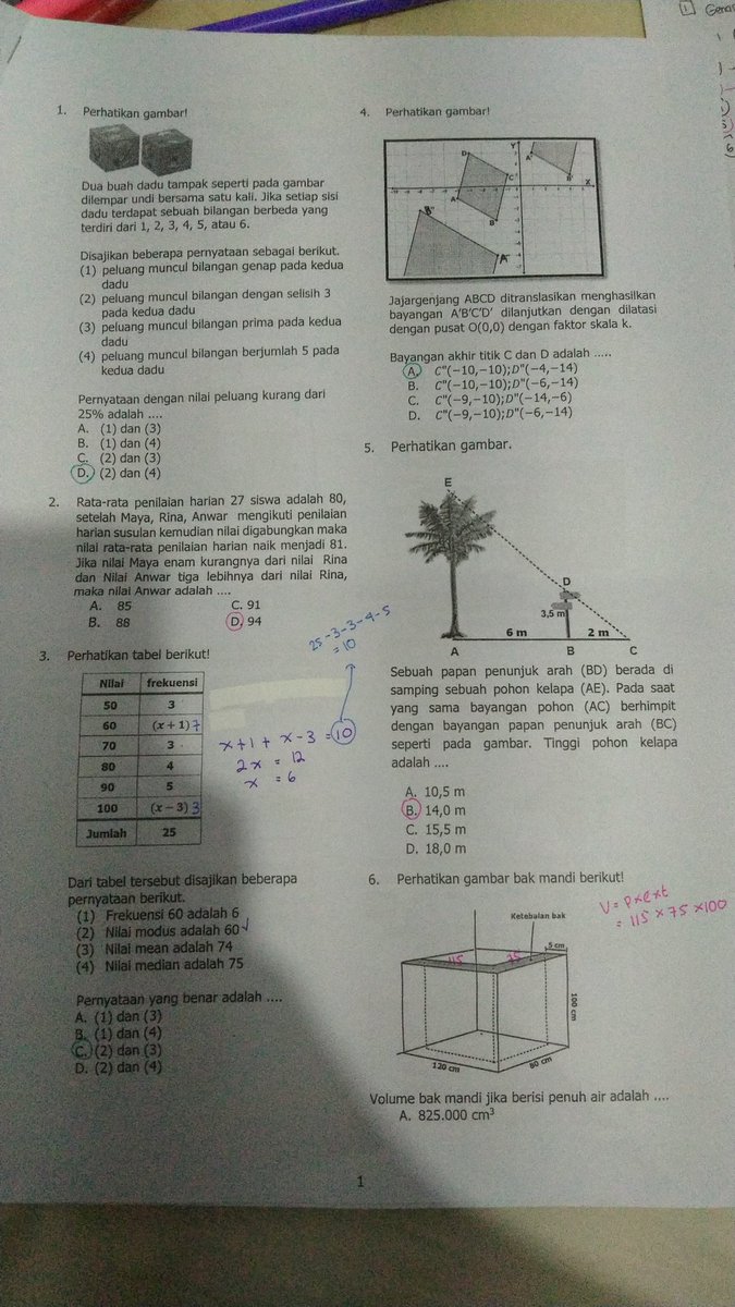 glvtochulsoo's tweet photo. ‼️KECURANGAN ASPD SMP/MTS YOGYAKARTA‼️

Theard ini dibuat untuk melampirkan bukti-bukti bahwa soal ASPD sudah BOCOR sebelum pelaksanaan berlangsung. https://t.co/YfbANPF0MA