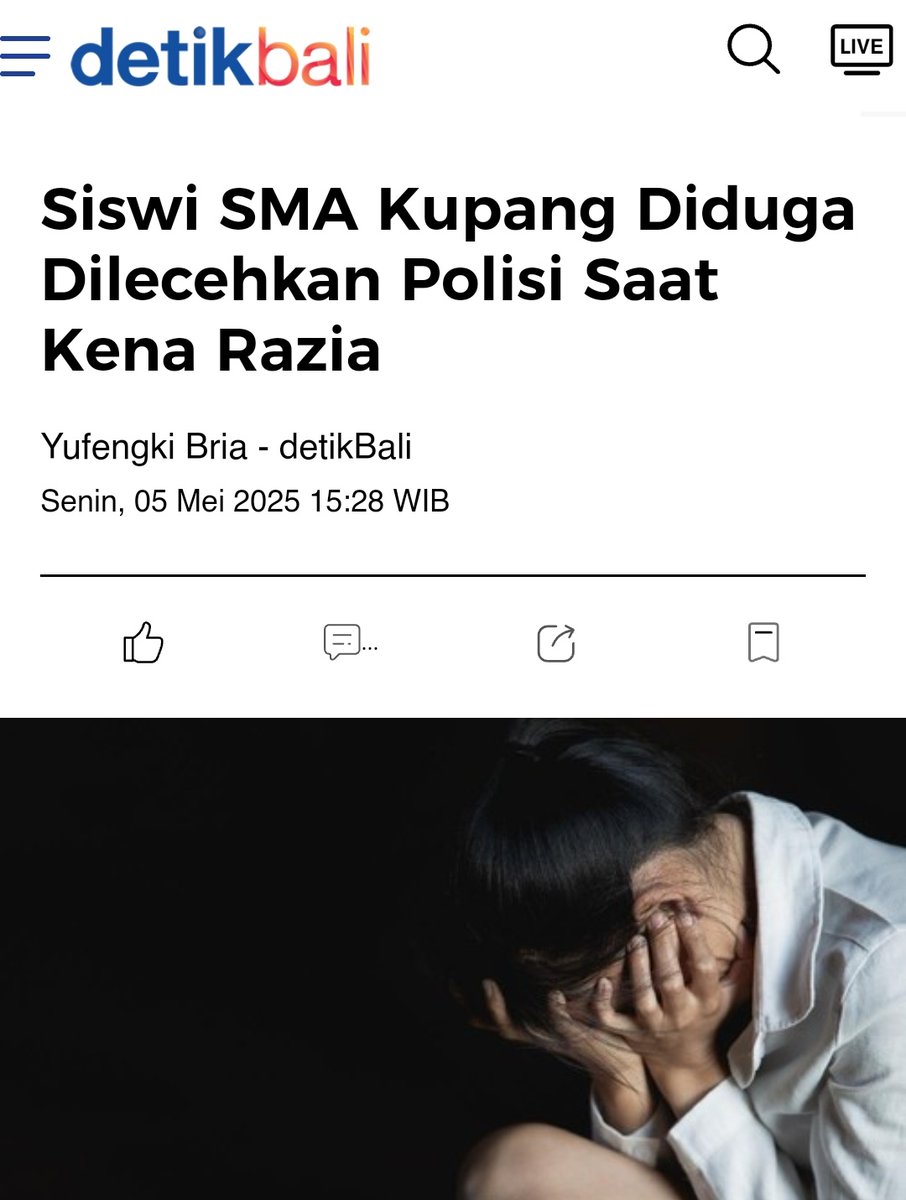 Modus Bejat Oknum Polantas, Siswi SMA Dipaksa Oral Seks Gara-gara Ditilang (6/5/2025)
📍Kupang