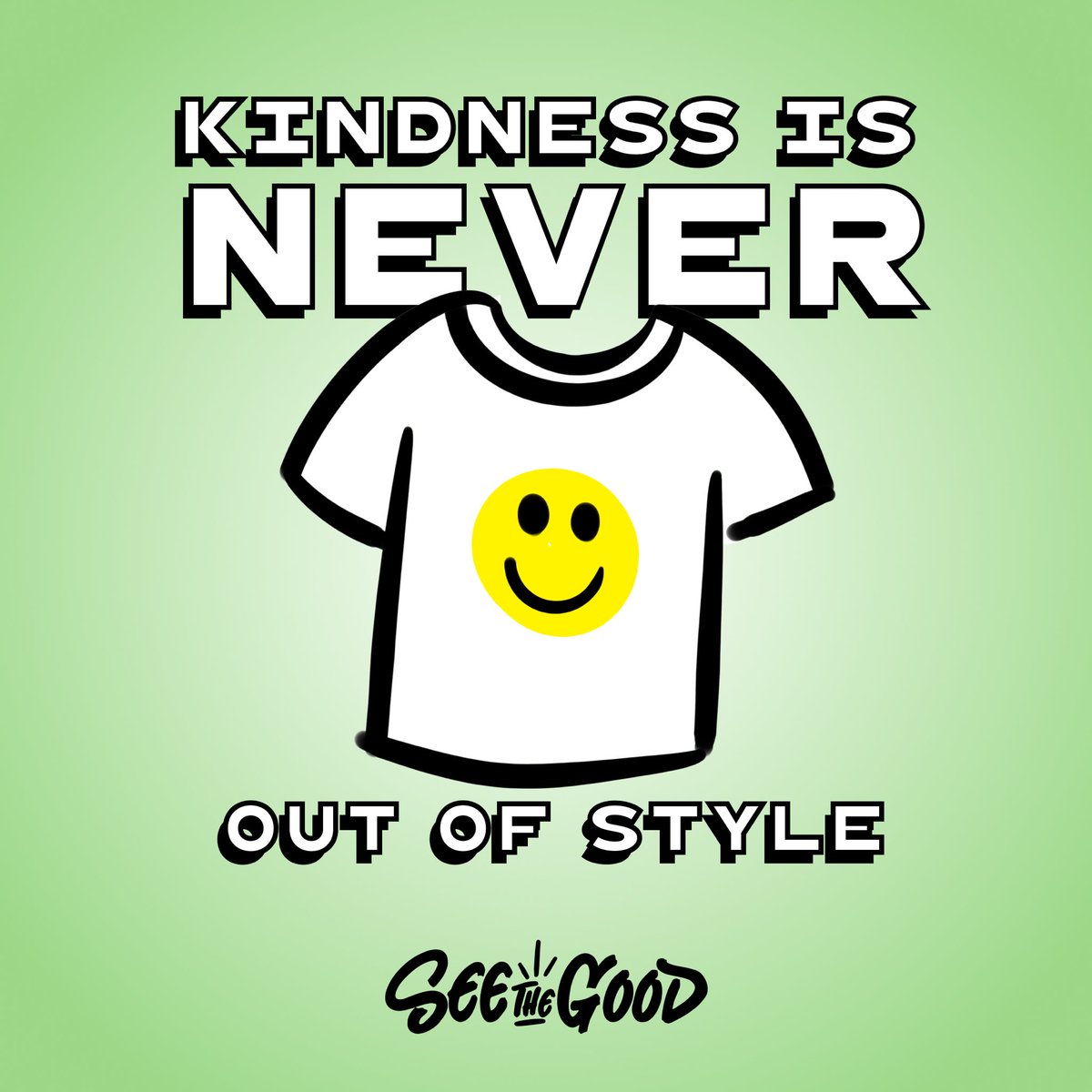 Kindness is always in style! Whether it’s a kind word or action, no amount of kindness is too small. 

Comment one act of kindness you’ve done recently!