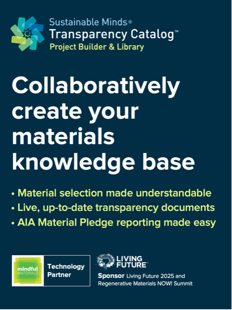 Portland—we’re here and it’s starting. We are proud to sponsor the #LivingFuture2025 Conference and the Regenerative Materials NOW Summit! Together we will be advancing the movement, stoking radical collaborations, and driving bold solutions for the built environment.