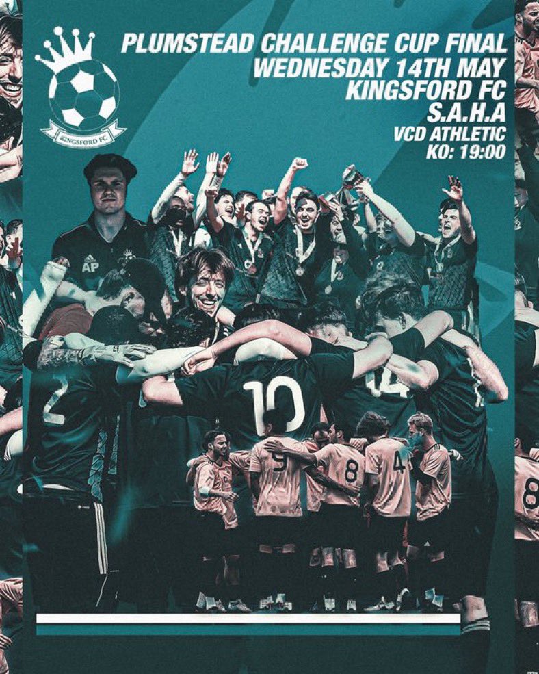 Another cup final for the boys at VCD! Been an unbelievable season so far with some huge wins along the way as we make it into the PCC final Vs <a href="/SAHA_MensFC/">S.A.H.A FC</a>. Will be a great game and a big occasion. Get down and support the boys and the <a href="/WESFA_Football/">W.E.S.F.A.</a> representatives!

UTK💙⚽️