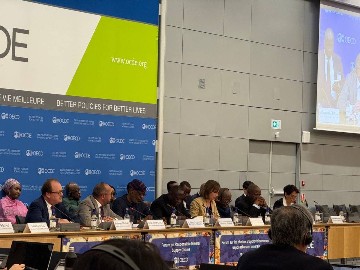 AFREWATCH (@afrewatch) on Twitter photo #Forum de l’<a href="/OCDE_fr/">OCDE</a> <a href="/OECD/">OECD ➡️ Better Policies for Better Lives</a> 2025 : Une nouvelle occasion manquée pour la RDC de faire entendre sa vision sur les minerais stratégiques
Alors que des pays comme le Ghana, le Maroc, le Nigeria, et même l’Arabie Saoudite ont brillamment profité de la tribune du Forum de l’OCDE 2025 #Forum de l’<a href="/OCDE_fr/">OCDE</a> <a href="/OECD/">OECD ➡️ Better Policies for Better Lives</a> 2025 : Une nouvelle occasion manquée pour la RDC de faire entendre sa vision sur les minerais stratégiques
Alors que des pays comme le Ghana, le Maroc, le Nigeria, et même l’Arabie Saoudite ont brillamment profité de la tribune du Forum de l’OCDE 2025