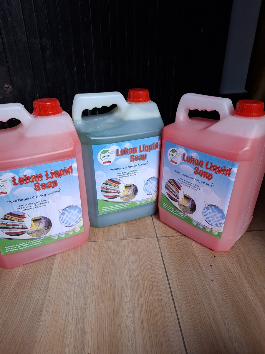 Sparkling Clean, Every Time.
Save time and space with one solution for all your cleaning needs.
Lohan Multipurpose Liquid Soap - now available!
#LohanClean #AllInOneSoap #EffortlessCleaning
📞/Watsap: +256771562169