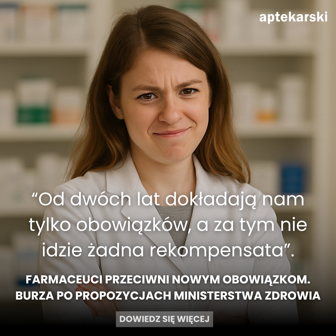 Magazyn Aptekarski (@magaptek) on Twitter photo 🟠 Projekt nowelizacji rozporządzenia w sprawie recept spotkał się z ostrą krytyką farmaceutów.
Oto, jak komentują je czytelnicy Magazynu Aptekarskiego oraz jakie jest stanowisko <a href="/NaczelnaA/">Naczelna Izba Aptekarska</a>.
👉 aptekarski.com/artykul/farmac… 🟠 Projekt nowelizacji rozporządzenia w sprawie recept spotkał się z ostrą krytyką farmaceutów.
Oto, jak komentują je czytelnicy Magazynu Aptekarskiego oraz jakie jest stanowisko <a href="/NaczelnaA/">Naczelna Izba Aptekarska</a>.
👉 aptekarski.com/artykul/farmac…