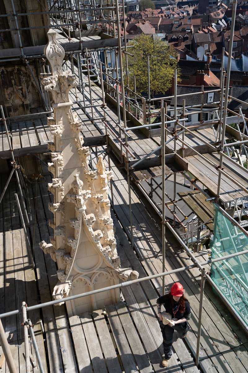 Heading back to work from a Bank Holiday like you are Freya the Apprentice Stonemason and you need to finish a pinnacle. 💫