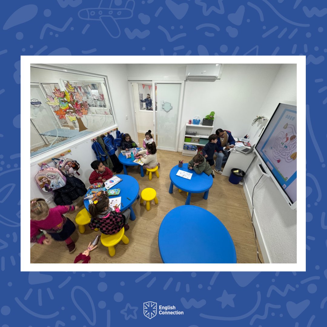 AcademiasEC's tweet photo. ¡Así se aprende inglés en English Connection Huelva!
Un ambiente dinámico, seguro y divertido donde los más peques disfrutan mientras aprenden un nuevo idioma desde temprana edad.
¡Aprender nunca fue tan emocionante! 🙌🏼 https://t.co/ooqPMvtpgz