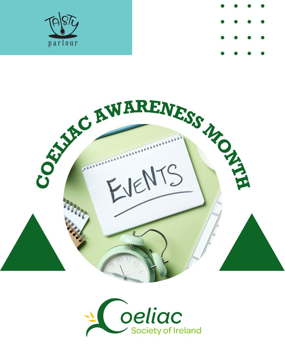Tasty Parlour (@tastyparlour) on Twitter photo Lots of informative events happening as part of #CoeliacAwarenessMonth thanks to the <a href="/CoeliacIreland/">Coeliac Ireland</a>. Including a live webinar tomorrow (Wednesday, May 7th) aimed at those who are new to coeliac life hosted by Sarah Keogh RD.
Go to coeliac.ie for this and more! Lots of informative events happening as part of #CoeliacAwarenessMonth thanks to the <a href="/CoeliacIreland/">Coeliac Ireland</a>. Including a live webinar tomorrow (Wednesday, May 7th) aimed at those who are new to coeliac life hosted by Sarah Keogh RD.
Go to coeliac.ie for this and more!