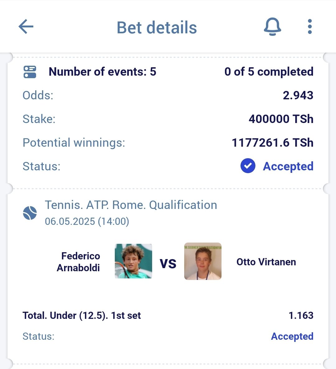AmanWillz's tweet image. Tennis 🎾 on 𝗣𝗔𝗥𝗜𝗣𝗘𝗦𝗔 

🧿 2+ odds 

💥 Code, 2Y9UB

Stake  ☄ 400,000

Fungua account yako 👉🏾 paripesa.bet/willz 

Promo-code jaza 👉🏾 WILLZ 

What's app Group's 📍 

Tuma SMS 👉🏾 0628673784