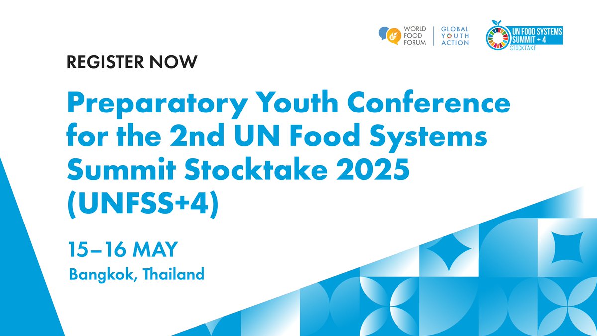 🗓️ 15–16 May | 🌐 Virtual

The Preparatory Youth Conference is approaching. This is your chance to be heard, participate in the policy dialogue, shape the Youth Declaration, and connect with youth from around the world 🌍. 

📌Remember to secure your participation NOW: