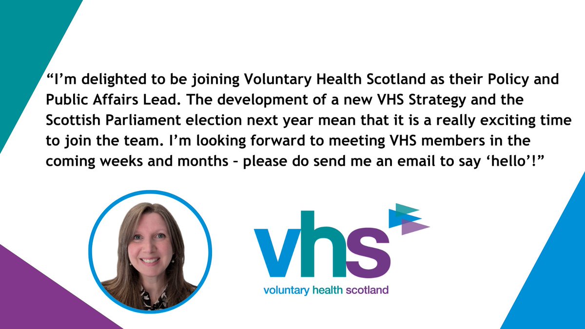 VHS are pleased to announce that Sarah Latto  will be joining the team as Policy &amp; Public Affairs Lead. Read more about this exciting news at tinyurl.com/mcr95yys