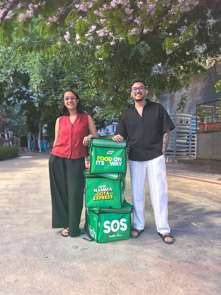 The creators and their creations. ✨
New backpacks in the house <a href="/justswishin/">Swish</a>