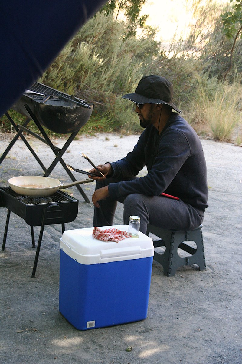 #Camping Then vs Now 🏕️

In 2019, we camped in 40°C heat with a borrowed tent, no clue how to pitch it, midges in our faces, and baboons stealing dinner. I swore we’d never camp again.

Now? We’re fully geared and always chasing the next remote spot. Funny how things change 🤣