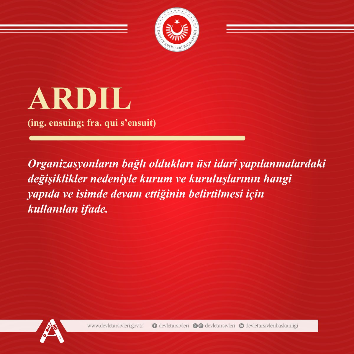 #ArşivTerimleri
