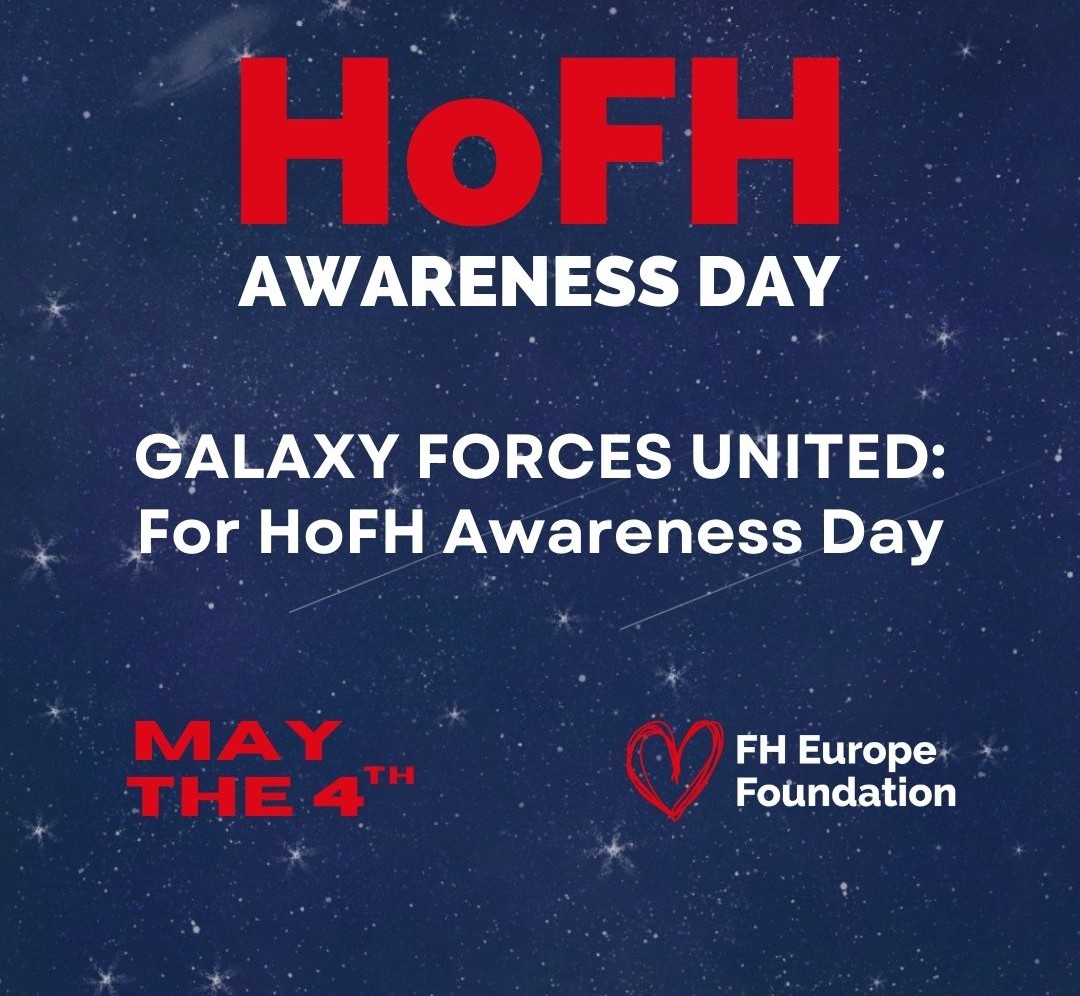 RARE Revolution Magazine (@rarerevolutionm) on Twitter photo May the 4th is HoFH Awareness Day! 🌌 Join us in sharing stories about living with HoFH. 📲 Read more: fhef.org/news/uniting-g… #Unite4HoFH #HoFHAwareness #GalaxyForcesUnited #MayThe4thBeWithYou #KnowHoFH #RareDisease #StarsOfTheGalaxy <a href="/fhpatienteurope/">FH Europe Foundation</a> May the 4th is HoFH Awareness Day! 🌌 Join us in sharing stories about living with HoFH. 📲 Read more: fhef.org/news/uniting-g… #Unite4HoFH #HoFHAwareness #GalaxyForcesUnited #MayThe4thBeWithYou #KnowHoFH #RareDisease #StarsOfTheGalaxy <a href="/fhpatienteurope/">FH Europe Foundation</a>