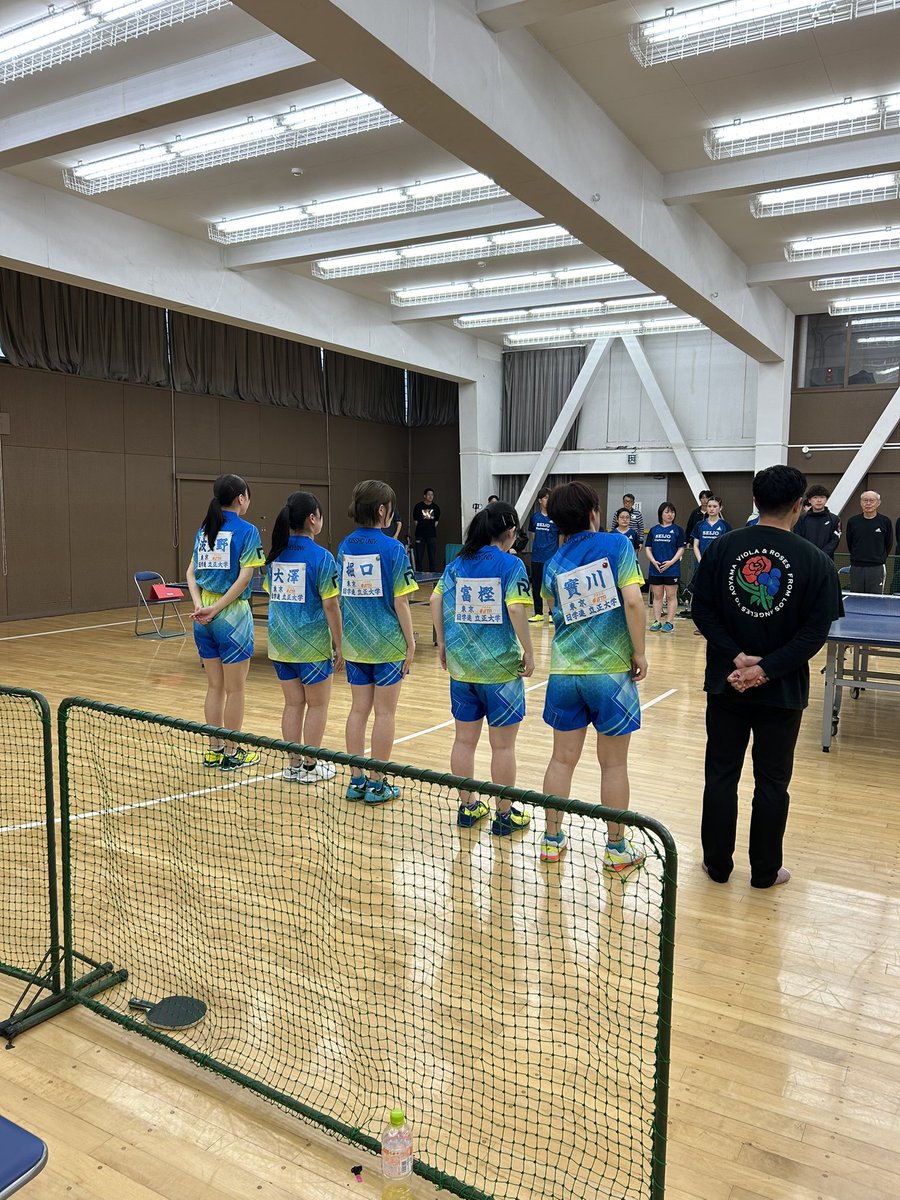関東学生リーグ女子5部Bブロック
立正大学3-2成城大学
こちらも接戦を制して勝利しました！
これによりリーグ1位で入替戦に進むことが決定しました！
引き続き応援お願いします！