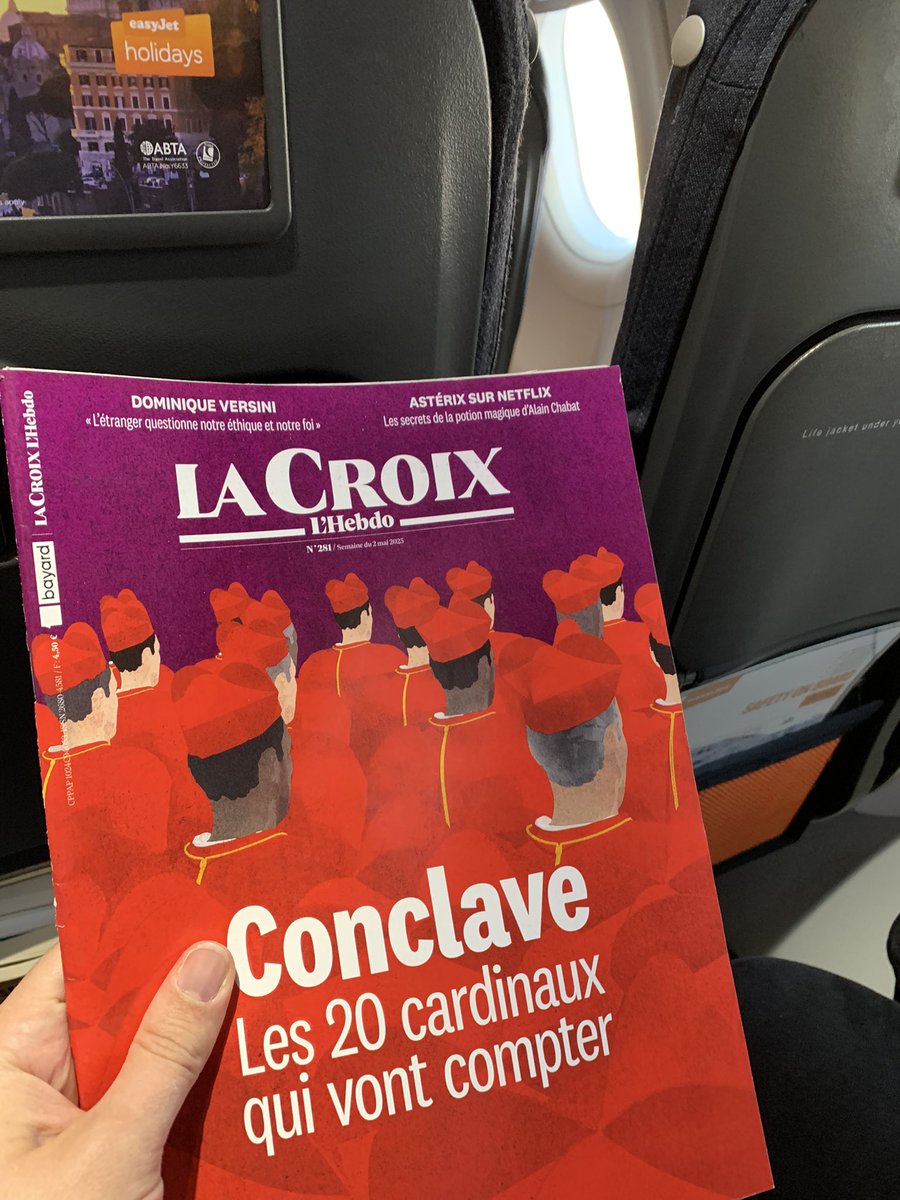 À tout de suite Rome ! #Conclave pour <a href="/LaCroix/">La Croix</a> 

À suivre ici : bsky.app/profile/elisab…
