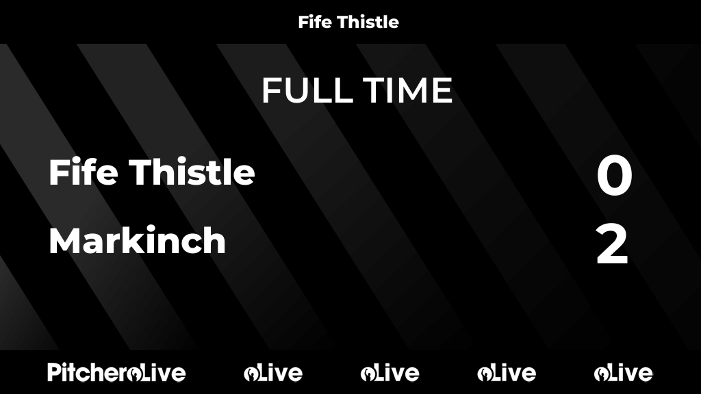 FULL TIME: Fife Thistle 0 - 2 Markinch
#FIFMAR #Pitchero
pitchero.com/clubs/fifethis…