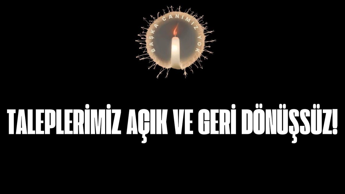 Sorumlular indirimsiz cezalandırılsın.
O araziye bir daha otel yapılmasın.
O orman kaybettiğimiz canların anıtı olsun.
Ve artık hiçbir aile bizim yaşadığımızı yaşamasın.
#Adaletİstiyoruz #baskacanimizyok
#ihmaldegilolasikast