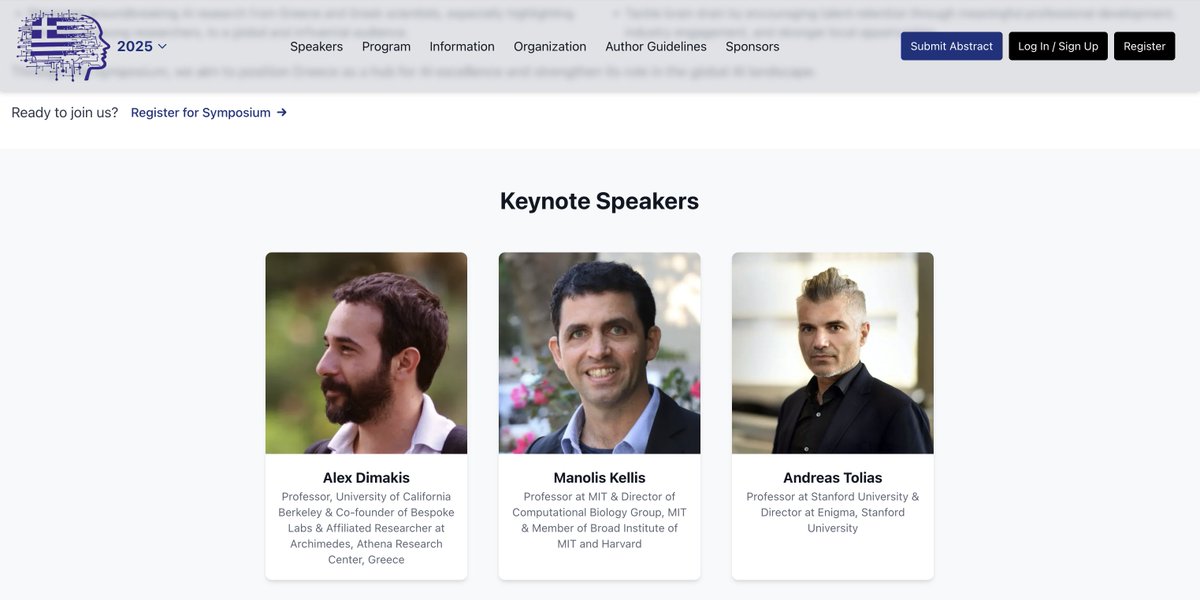 Want to spend July 19th and 20th in Athens Greece with AI nerds in the middle of the city, or go to the beach? 
If, for some reason, you choose the former, register quickly for [Greeks in AI], because this is filling up quickly, and its in-person only, as I'm hearing. (1/2)