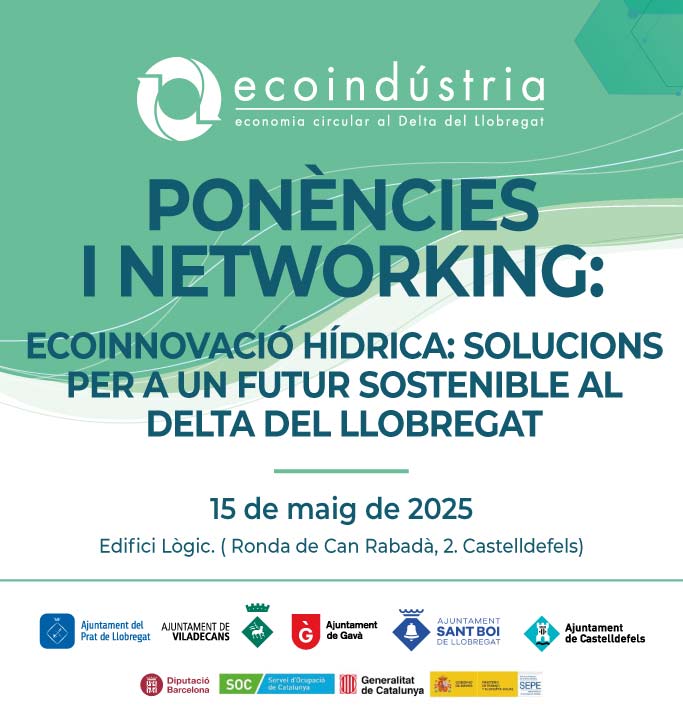 💧 Ecoinnovació hídrica al Delta del Llobregat 🌿
Solucions sostenibles per al futur de l’aigua.
📅 15 de maig de 2025 | 🕤 9:30 h
📍 Edifici Lògic, Castelldefels
🔗 ecoindustria.net/events/ecoinno…
#Ecoindústria #DeltaLlobregat #AiguaRegenerada