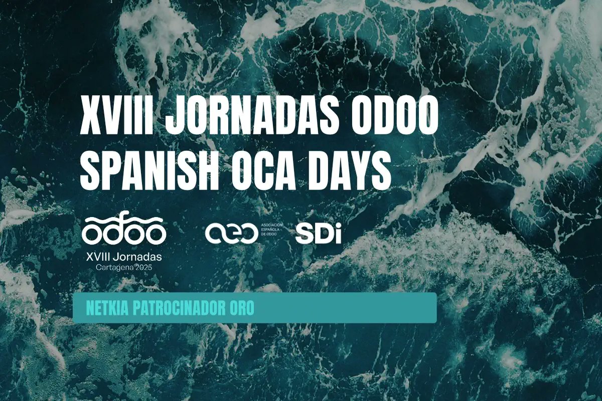🥇 Somos PATROCINADOR ORO de las Jornadas #Odoo y de las Spanish #OCADays 2025, que se celebran en Cartagena del 2 al 6/06 2025.

✌️ Como uno de los principales desarrolladores e integradores de este #ERP, no podíamos faltar en esta cita destacada. 

lnkd.in/dbDDJyD5