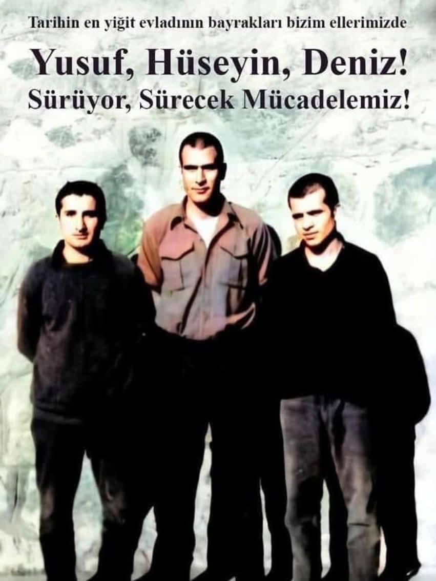 Darağacında üç fidan 🥀🥀🥀 
#DenizGezmiş 
#YusufArslan 
#Hüseyinİnan 
#6Mayıs1972