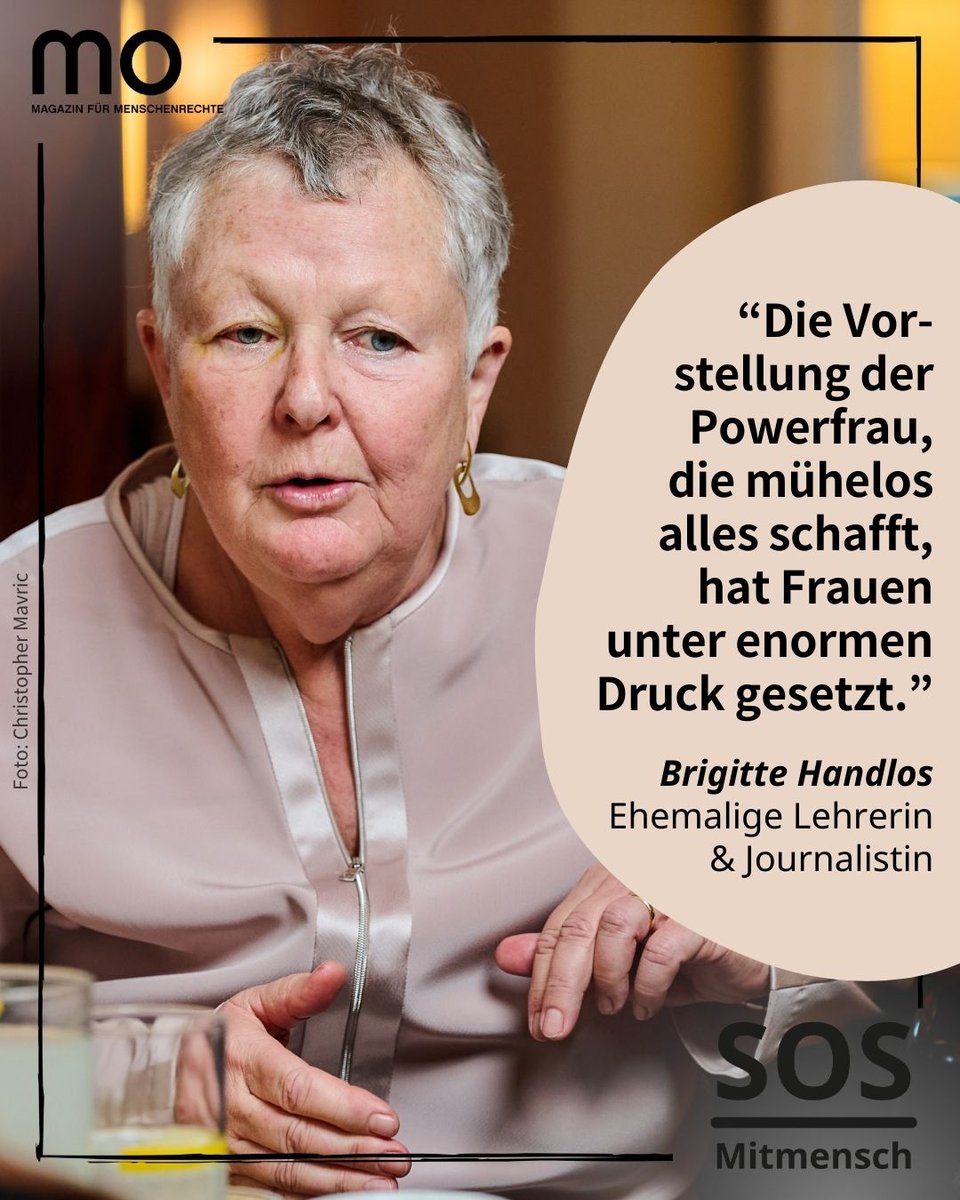 “Die Vorstellung der Powerfrau, die mühelos alles schafft, hat Frauen unter enormen Druck gesetzt.” Im aktuellen MO fragen wir: Was bedeutet Feminismus heute – und für wen? Jetzt im Abo oder bei unseren Kolporteur:innen: sosmitmensch.at/site/momagazin

#MoMagazin #SOSMitmensch