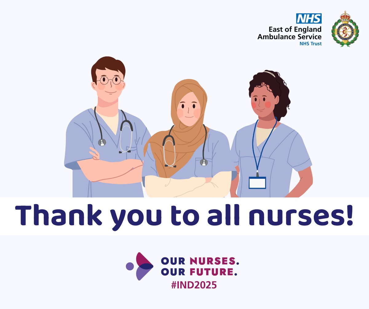 Happy International Nurses Day!

We want to say a huge thank you to all nurses - whether you work for us or a partner organisation – we appreciate your hard work and dedication 🫶

#IND2025