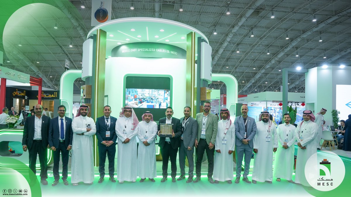 MESCCables_sa's tweet photo. We are excited to announce opening of 𝗠𝗲𝘁𝗮𝗹 &amp; 𝗦𝘁𝗲𝗲𝗹 𝗦𝗮𝘂𝗱𝗶 𝗔𝗿𝗮𝗯𝗶𝗮 𝟮𝟬𝟮𝟱 𝗠𝗲𝘁𝗮𝗹𝗙𝗹𝗼𝘄 𝗔𝗹𝗹𝗶𝗮𝗻𝗰𝗲 (𝘄𝗶𝗿𝗲 𝗧𝘂𝗯𝗲 𝗩𝗮𝗹𝘃𝗲 𝗞𝗦𝗔) 𝗲𝘅𝗵𝗶𝗯𝗶𝘁𝗶𝗼𝗻! 

#Wire #Tube #Cable #Valve #Fasteners #Riyadh #SaudiArabia #Metalflow #mesccables https://t.co/qHayZ4hmN0