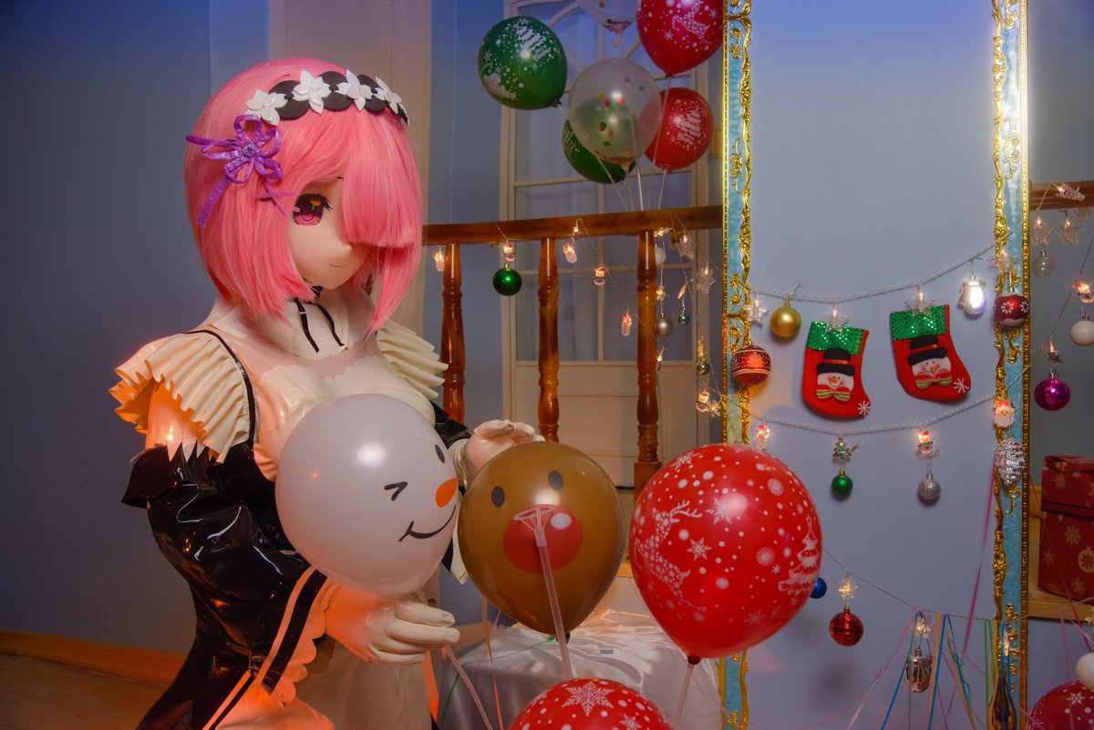 ゴムの日来点乳胶拉姆雷姆awa
胶衣：<a href="/HampooLatex/">🕊Hampoo Latex🕊</a> 
#ゴムの日 #kigurumi #latex #着ぐるみ