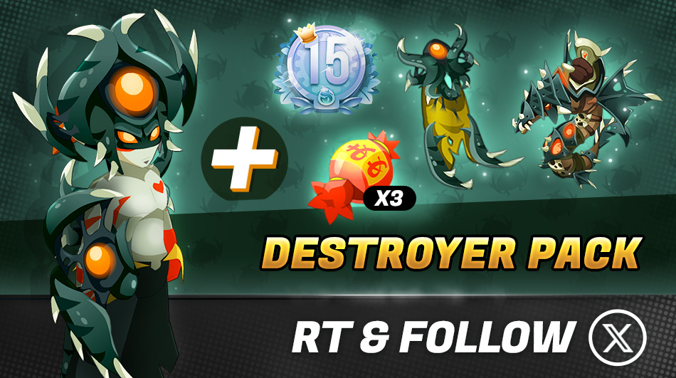 💥 Craving pure mayhem? The Destroyer Pack is made for you!

🎁 RT+Follow for a chance to win one!