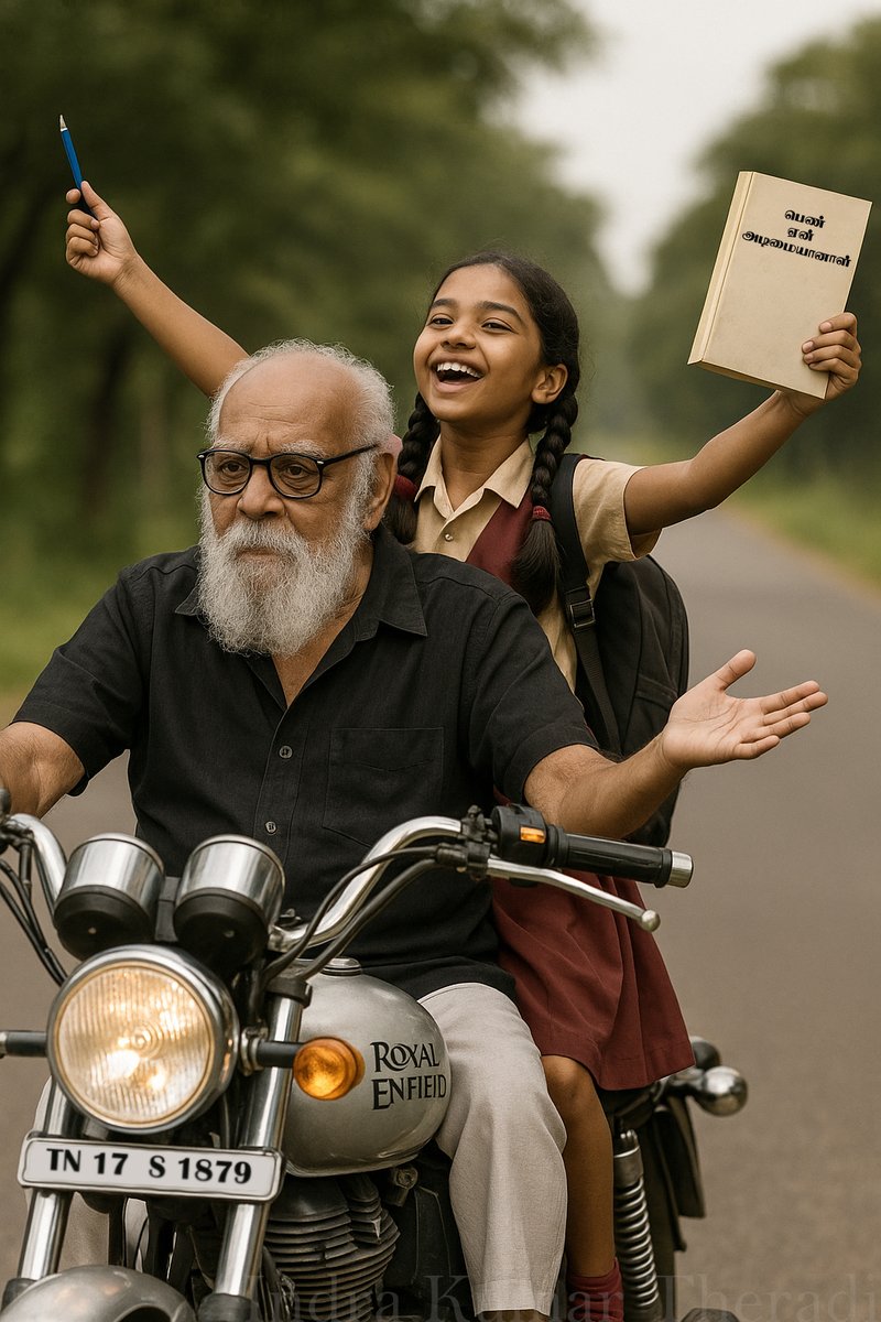 THE_INDRA_KUMAR's tweet image. அய்யாவும் அண்ணலும் இணைந்து பயணிப்பது போன்று காலையில் பார்த்த படத்தில் இருந்து Inspire ஆகி கொடுத்த prompt🤩 #chatgptprompts #chatgpt