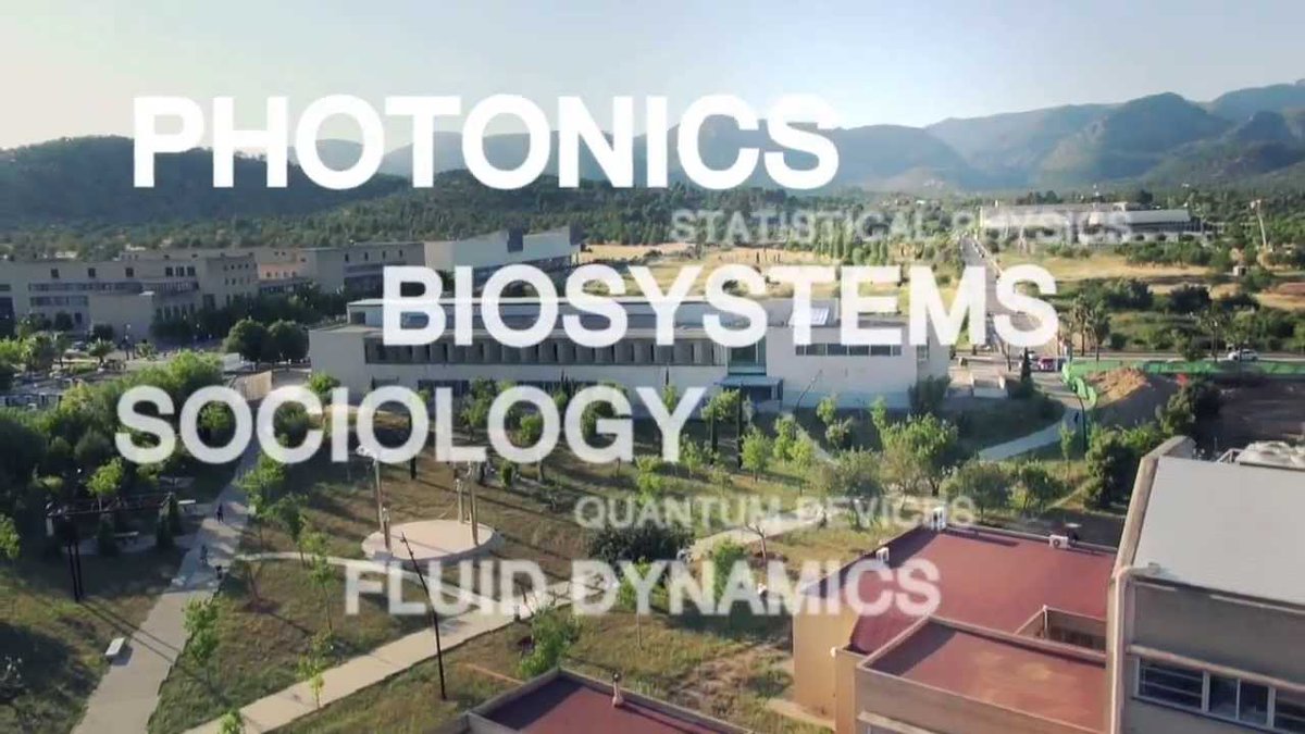 📢 Preregistration is now open for the Master in Physics of Complex Systems at UIB.

Apply by July 1: uib.eu/Learn/estudis-…

💼 A limited number of mobility fellowships are available. Fellowship deadline: July 13.
ℹ ifisc.uib-csic.es/master/fellows…