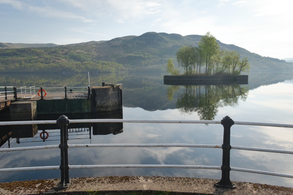 Beinn a'Choin in a big circle from Stronachlachar: a day of perfect  weather, which was fortunate as the walk itself was pretty tough.

#LochLomond