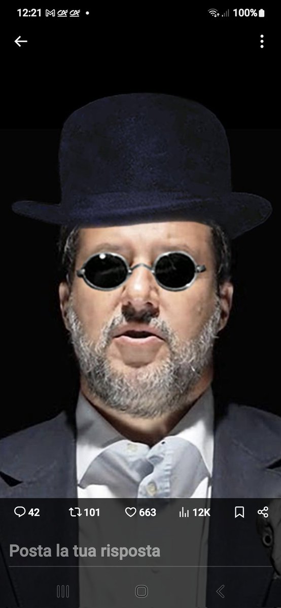 Francesco B. (@baffi_francesco) on Twitter photo Salvini: "Sarà l'anno della pace, grazie a Trump e al nuovo Papa".
Detto da lui è una sentenza, siamo spacciati. Salvini: "Sarà l'anno della pace, grazie a Trump e al nuovo Papa".
Detto da lui è una sentenza, siamo spacciati.