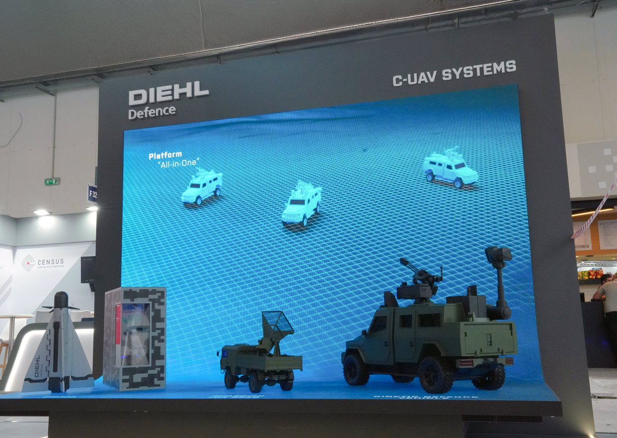 DiehlDefence's tweet image. Kalimèra #DEFEA 2025 - we are ready for 3 exciting trade fair days!
Visit us in hall 3 at booth E14 and discover various state-of-the-art solutions in the field of ground-based air defence, drone defence, ammunition, guided missiles and coastal defence.
Let's connect!