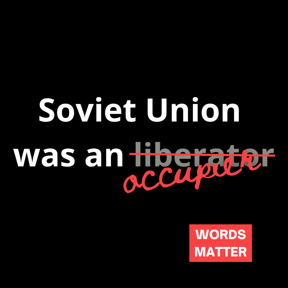 The USSR, despite that winners make history, was just as responsible for triggering the WWII. Molotov-Ribbentrop Pact secretly divided the region into zones of influence, which led to the invasion of Poland. Only after Nazis attacked the USSR took up the fight against Nazism.