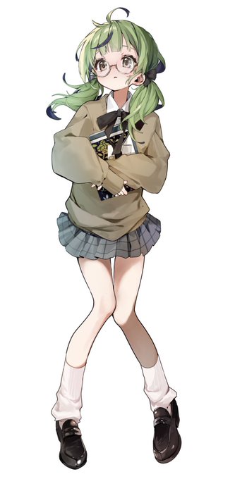 緑の悪魔
緑髪+眼鏡ってお姉さんっぽいキャラ多いけどもっと小さい子がいてもいいよな 