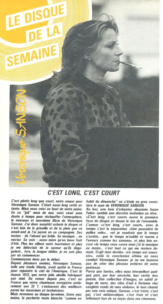 Aujourd'hui est un jour un peu spécial... Il y a 40 ans aujourd'hui, le 6 mai 1985, sortait "l’album blanc" ! Merci 🤍🤍🤍