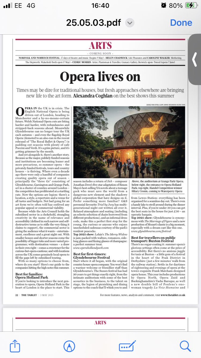 Opera in the UK: a tale of two seasons thetablet.co.uk/arts/opera-is-… ⁦<a href="/The_Tablet/">The Tablet</a>⁩
