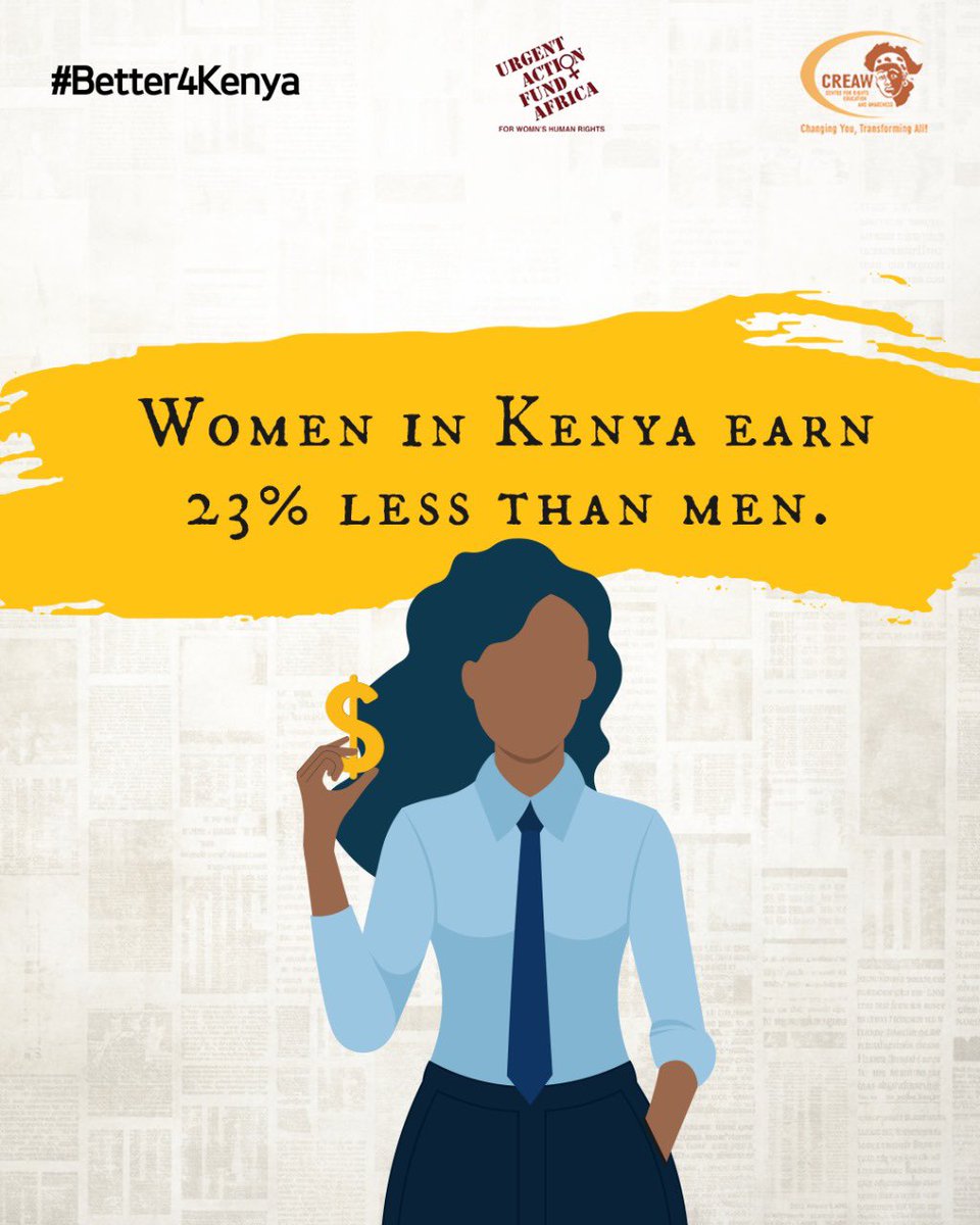 Did you know? 

Women make up nearly half of Kenya’s economy, yet they earn 23% less than men for the same work. Even though women work just as hard, they are still paid less, overworked, and denied financial opportunities.

There has been some progress. The government now gives