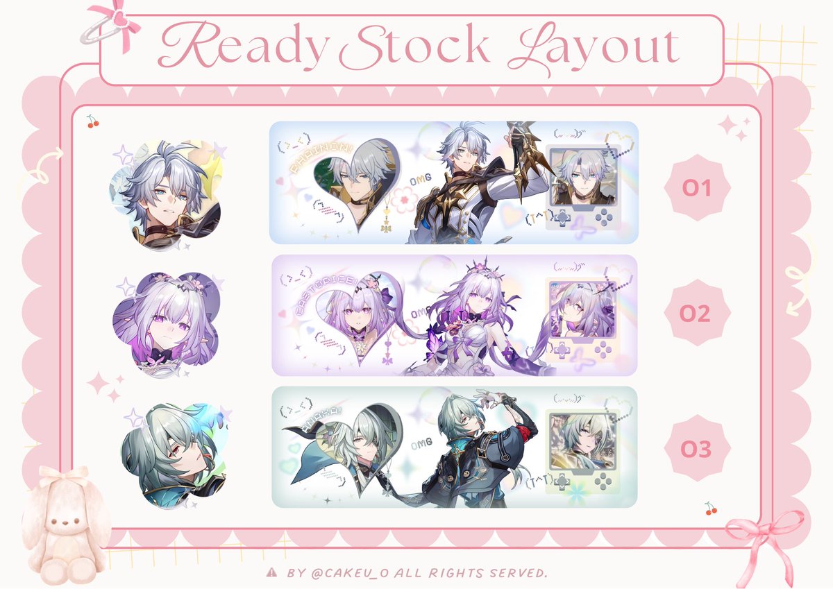 cakeu_O's tweet image. a retweet would be so much appreciated 💗

HAAIII 🖐🏻 Christa bawa ridii stock layout 2D HSR (phainon, castorice, anaxa) serba 12.OOO 🍥 yang bisa kamu take melalui dm sekarang yaa ❕ aku juga opengg req untuk layout ini 😼😼 yuuukk jajanggg!! #zonauang #zonaba