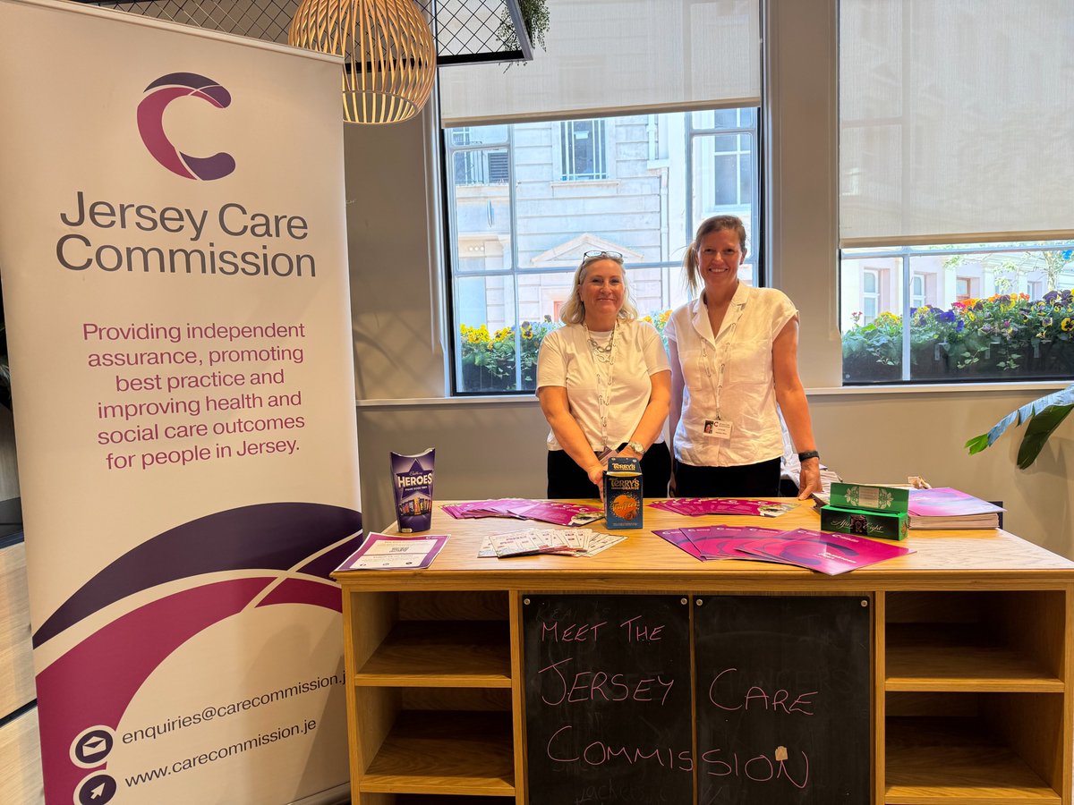 Jersey Care Commission (@jerseycarecomm) on Twitter photo Our stall is set up at <a href="/NatWest_Int/">NatWest International</a> Library Place and we are ready to answer any questions you may have about the role of regulation in the care sector.
No appointment is necessary, please drop in any time between 09:30 and 16:30 to meet with our Regulation Officers #JerseyWeek Our stall is set up at <a href="/NatWest_Int/">NatWest International</a> Library Place and we are ready to answer any questions you may have about the role of regulation in the care sector.
No appointment is necessary, please drop in any time between 09:30 and 16:30 to meet with our Regulation Officers #JerseyWeek