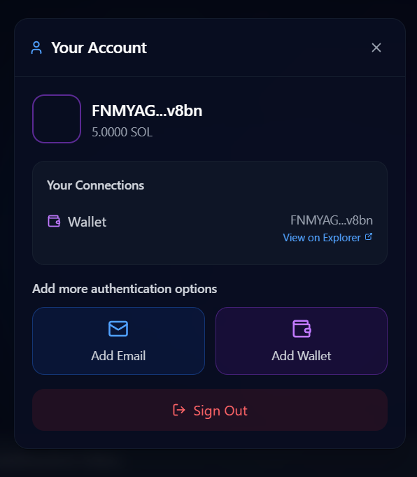 hey_seekr's tweet photo. Finishing up the interface while the team is working on the on chain actions!

Now compatible to your favorite wallets! https://t.co/6IoxaIm4Ms