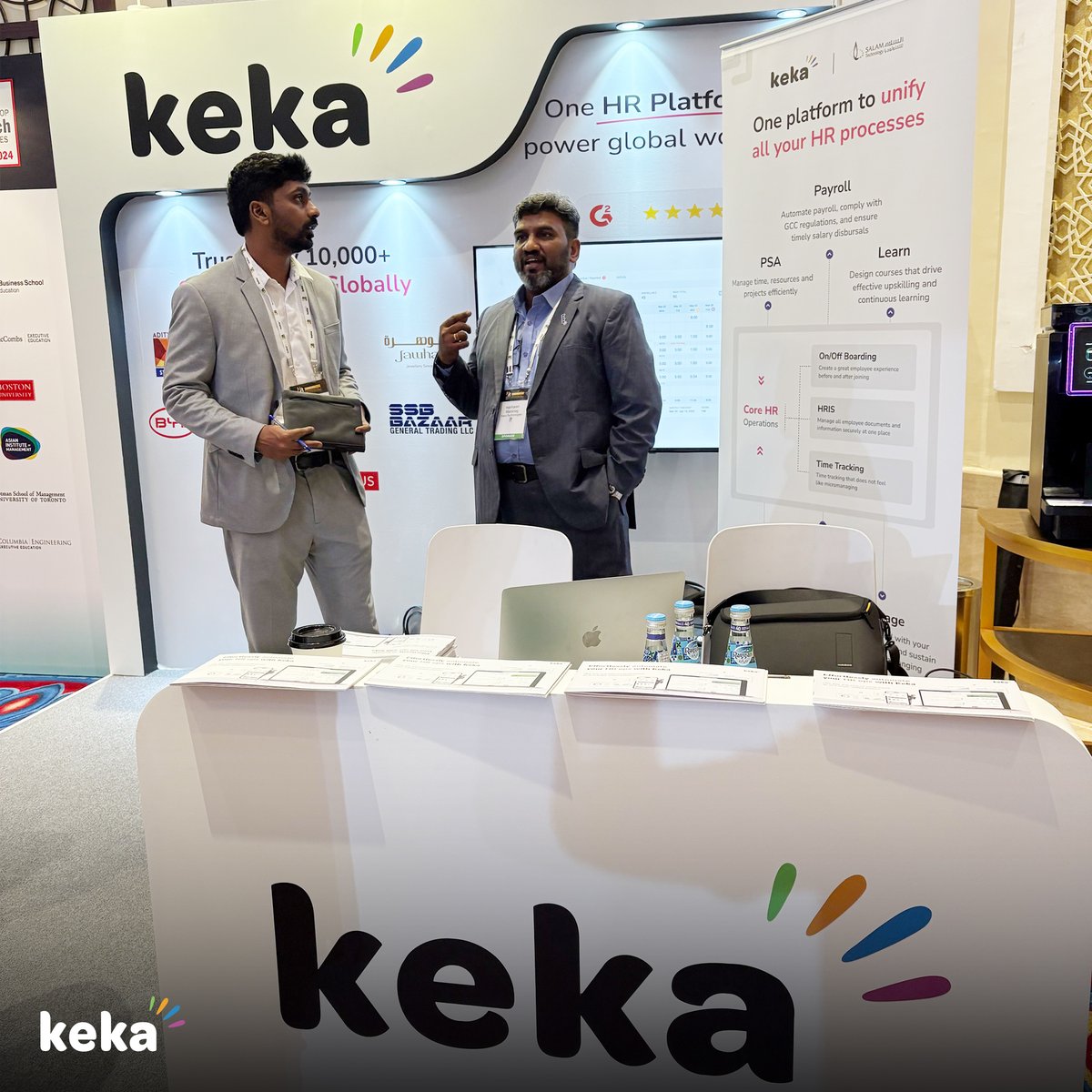 Incredible things happen when HR leaders come together.

That’s what the HR Forum Qatar is all about, and team Keka HR is glad to be part of it.

At the 2nd HR Forum Qatar, we’re joining the region’s top HR leaders to explore how innovation, tech, and strategy can power a
