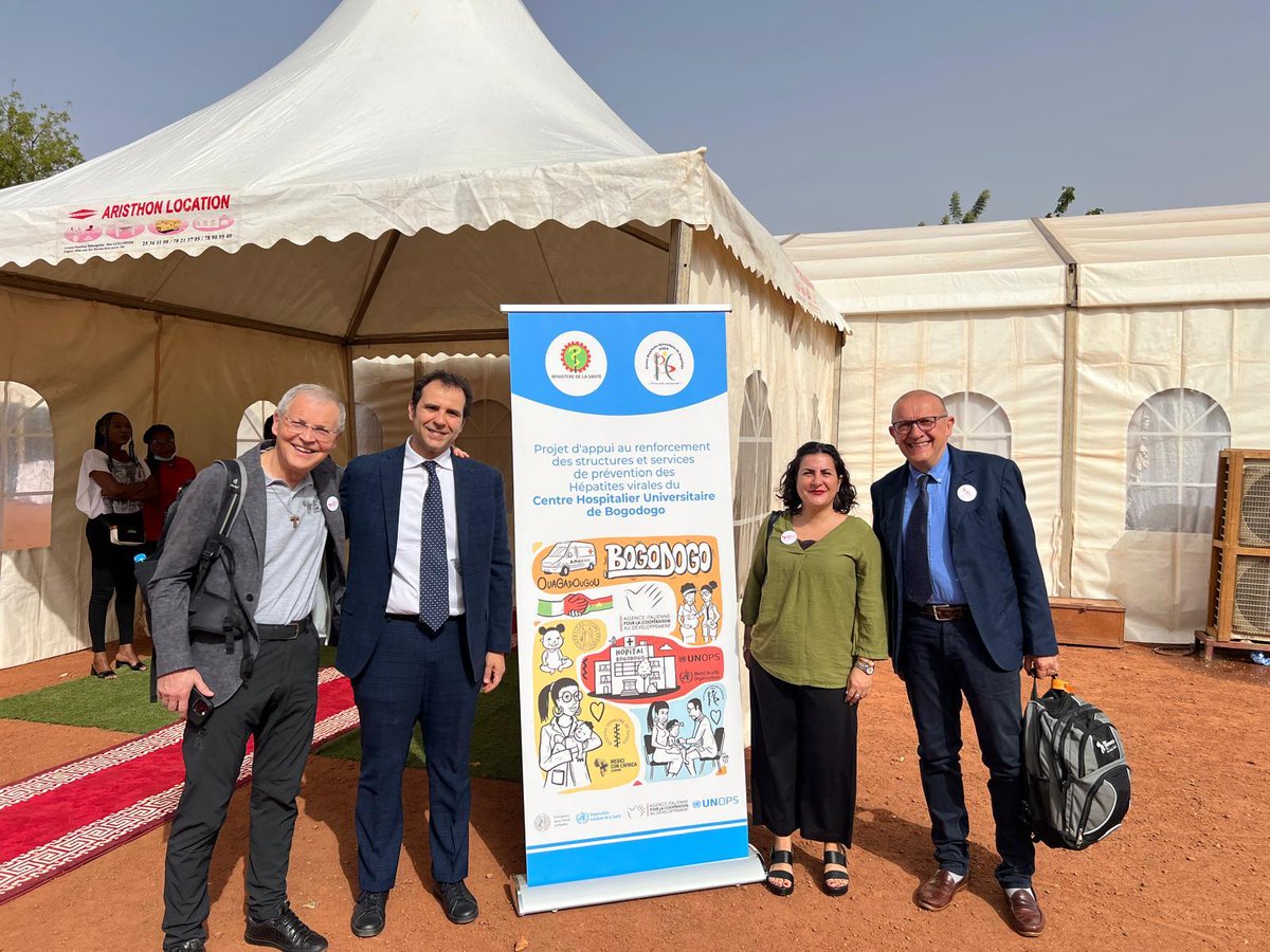 Medici con l'Africa | Doctors with Africa (@cuamm) on Twitter photo Inaugurato ieri a Ouagadougou in Burkina Faso un nuovo progetto triennale per la prevenzione e il controllo delle #epatiti. Lo realizzeremo presso l'ospedale di Bogodogo, sotto la guida di <a href="/UniPadova/">Università di Padova</a> e in partenariato con <a href="/istsupsan/">Istituto Superiore di Sanità</a> grazie al supporto di <a href="/aics_it/">AICS Cooperazione_it</a>. Inaugurato ieri a Ouagadougou in Burkina Faso un nuovo progetto triennale per la prevenzione e il controllo delle #epatiti. Lo realizzeremo presso l'ospedale di Bogodogo, sotto la guida di <a href="/UniPadova/">Università di Padova</a> e in partenariato con <a href="/istsupsan/">Istituto Superiore di Sanità</a> grazie al supporto di <a href="/aics_it/">AICS Cooperazione_it</a>.