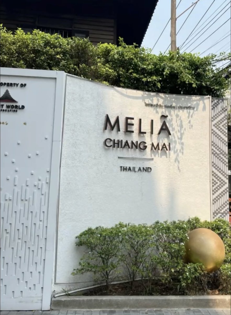 raymondtuan945's tweet image. Come to Chiang Mai stay at MELIA, because it is not just a hotel but the nest of Ahgase.💕