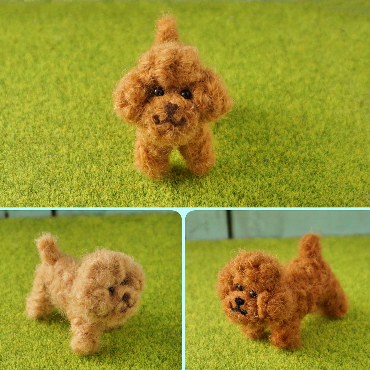 akatin99's tweet image. 今日は売り切れていたもこもこマスコット・トイプードルのもこたを再アップしました♪

creema.jp/item/4706833/d…

#あかころ
#羊毛フェルト
#poodle
#トイプードル
#needlefelted
#creema
#minne