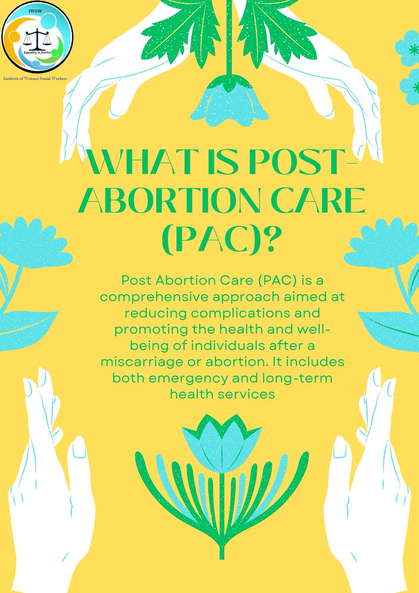 Post-Abortion Care (PAC) saves lives. It's about compassion, recovery, and support after a miscarriage or abortion. Everyone deserves safe, respectful care. 

#equalizingtheunequal 
#hurukuro